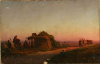 Картина И.К. Айвазовского «Обоз в степи»
