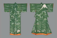 Верхнее кимоно для молодой женщины. Япония, 1830-1870 гг.