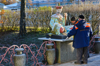 Царскосельские статуи готовятся к зиме