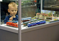 Большие гонки на выставке ''Железнодорожная модель''
