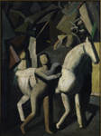 Марио Сирони. Белая лошадь. 1919. Х.,м. Коллекция Джанни Маттиоли, Милан