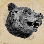 Hackatao, Hack of a Bear (fragment) ©HACKATAO. Courtesy of the artist