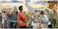 Пушкин на ярмарке. 1965