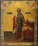 Икона Святой благоверный князь Александр Невский. Не позже 1881. ГМИ СПб