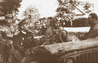 В.Г. Жолудев с личной охраной. 1943-1944 гг.