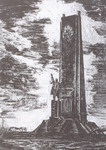 И. Г. Лангбард. Проект памятника-маяка в Ленинграде. 1942