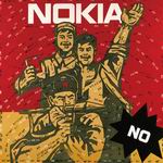 . Wang Guangyi, Great Criticism- Nokia, oil on canvas, 2003