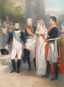 Встреча Наполеона и Луизы. ''Война и мир. 1807 год'' выставка в Военно-историческом музее артиллерии
