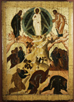 Икона Преображение. XVI в.