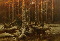 Ю.Ю. Клевер. Зимний пейзаж. 1912. Калининградская художественная галерея.