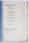 Nicolai L.H. Beauty A Novel. 1790 г. 