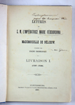 Lettres S.M. l'imperatrice Marie Feodorovna a m-lle de Nelidow. I. 1797-1798