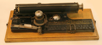 Машинка для письма слепых плоским шрифтом