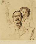 Ловис Коринт. Автопортрет с женой. 1904 г.