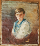 При реставрации дома в Пушкинe  найден  портрет – предположительно цесаревича Алексея