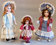 Куклы из прошлого: батист, кружево, шляпки