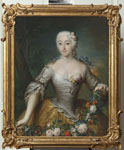 Георг Кристоф Гроот. Портрет знатной дамы. 1742.