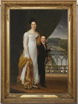 Ризенер. Портрет Жозефины Фридрихс с сыном. 1815.