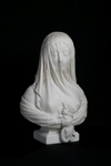 Женщина под покрывалом. Бродзский Виктор Петрович (1826-1904). Италия, Рим (?), 1881. Мрамор