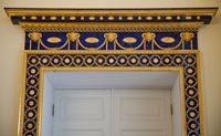 Портал из лазурита в Лионском зале Екатерининского дворца. Фрагмент