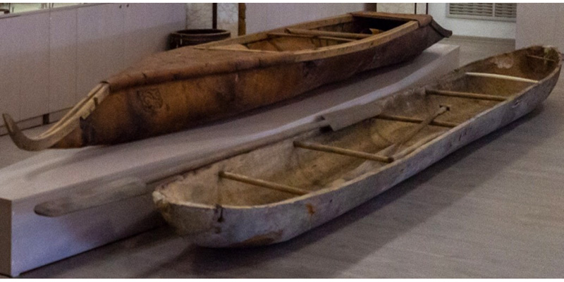 Удэгейские деревянные лодки