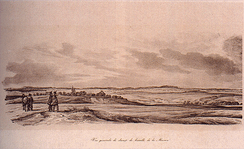 Бородинское поле. (А. Адам).