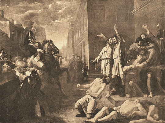 Расстрел французских поджигателей. (Шебуева).