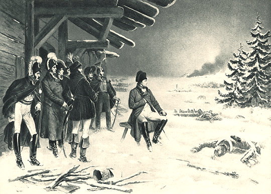 Наполеон у Малого Ярославца. (Бакаловича).