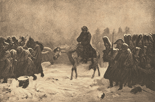 Отступление Наполеона из России. (Нортен).