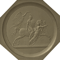 «Благословен грядый во имя Господне». Первый шаг Александра за пределы России. 1813 г. (Медальон гр. Толстого).